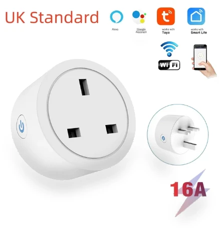 Smart WiFi Plug with Remote Control — Smart Home Hubs & Controllers, Tuya