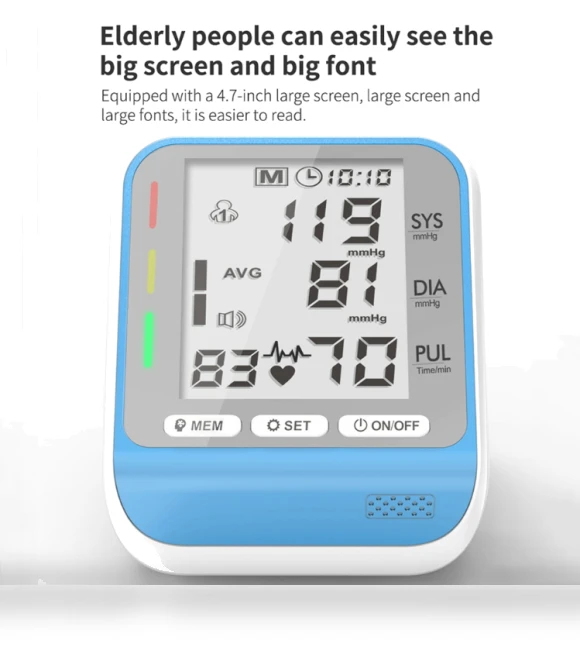 Automatic Electronic Blood Pressure Monitor Wrist Type — Blood Pressure Monitors