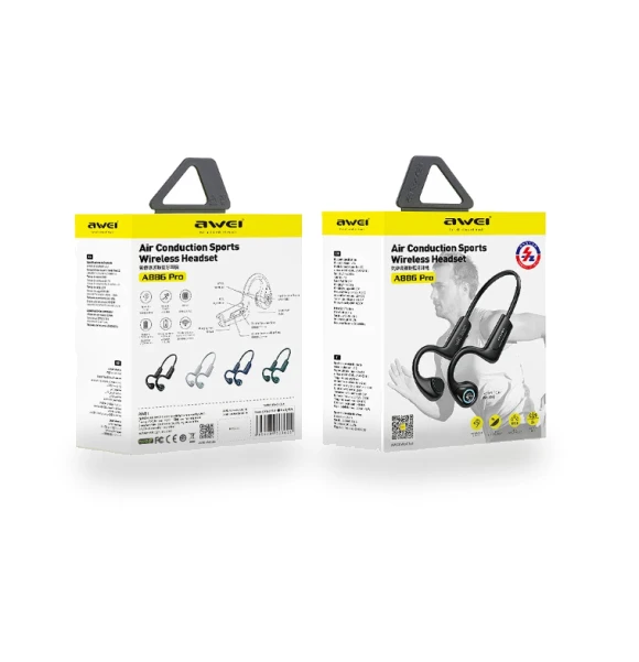 Air Conduction Earphone Bluetooth 5.2 HiFi Sound IPX4 Waterproof — Audio Gear, AWEI