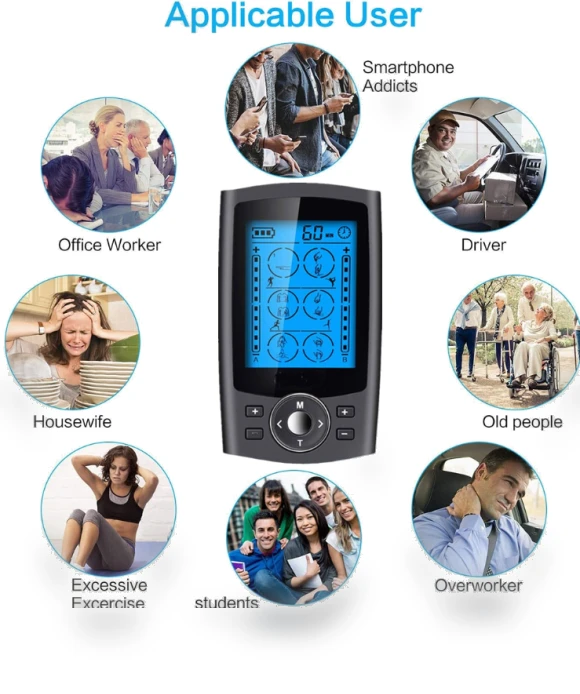 Digital Electronic Pulse Massager with 24 Modes — Back Relief Solutions