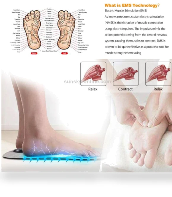 Microcurrent Intelligent Foot Pad Foot Massage Pad — Foot Care Solutions