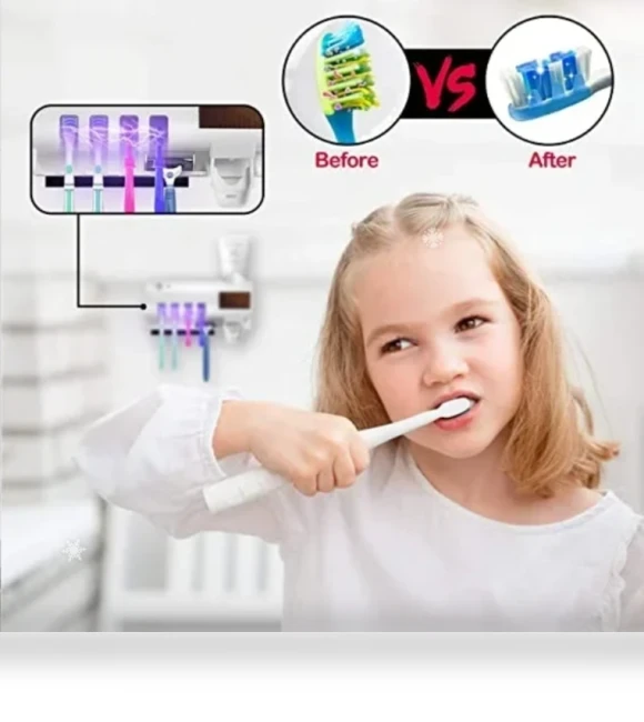 Smart UV Sterilizing Toothbrush Holder — Travel Toothbrush Holders