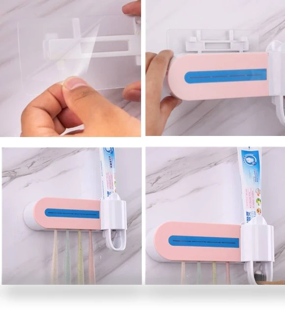 Ultraviolet Toothbrush Sterilizer with Wall Mount — Toothbrush Holders