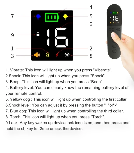 Intelligent Dog Training Device with Two-Color Light Design, Ultrasonic Dog Training, IPX7 Waterproof — Anti-Bark Training Devices, NONAME