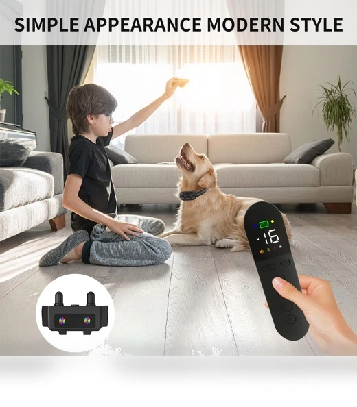 Intelligent Dog Training Device with Two-Color Light Design, Ultrasonic Dog Training, IPX7 Waterproof — Anti-Bark Training Devices, NONAME