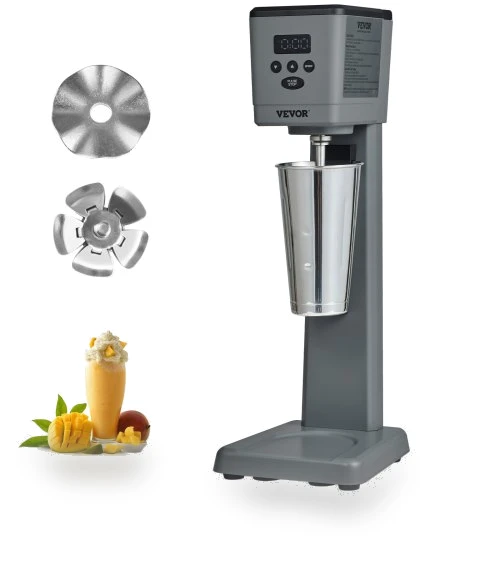 375W Electric Milkshake Maker with Stainless Steel Cup — Stand Blenders, VEVOR
