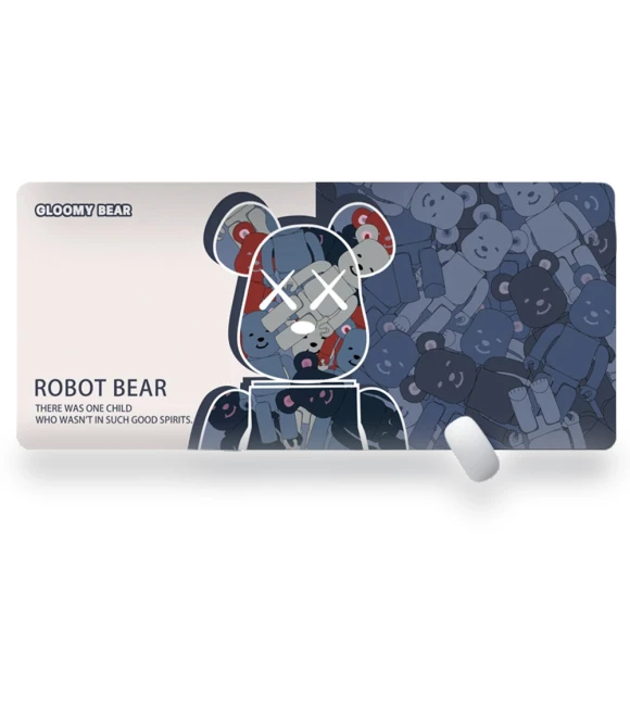 Extra Large Robot Bear Mouse Pad 800x300mm — Mouse Pads, Bearbrick