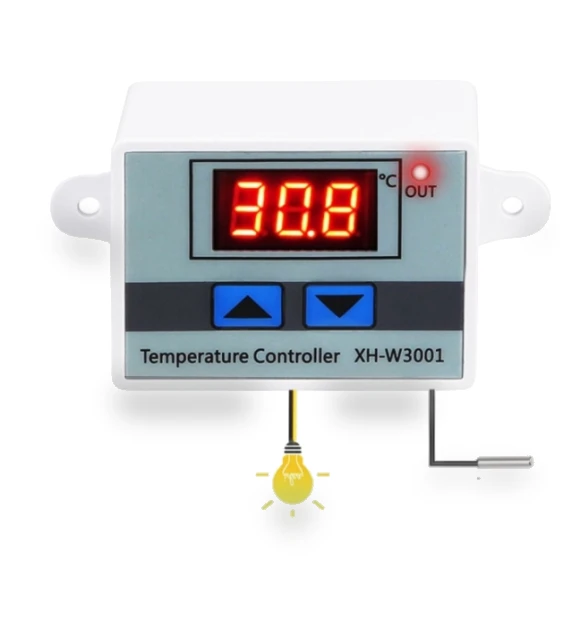 Digital LED Temperature Controller — Home Climate Control