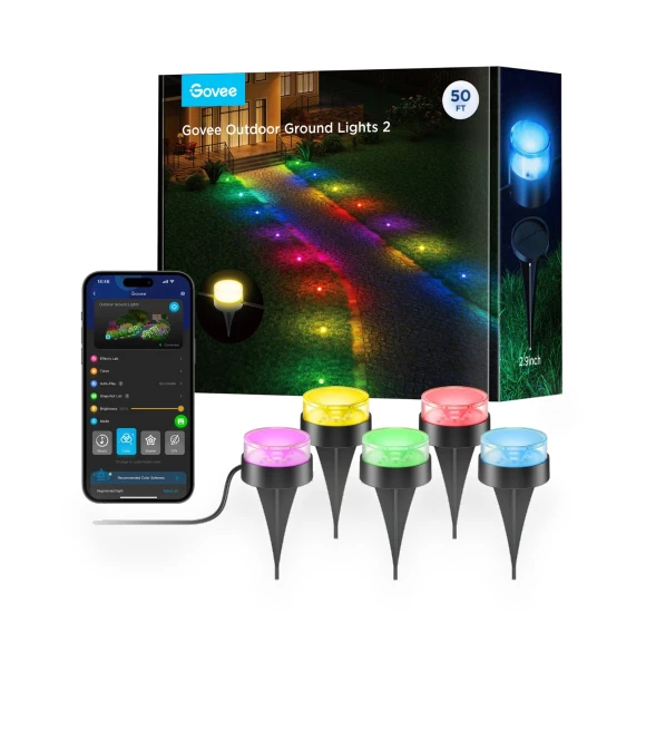 Outdoor Ground Lights — Outdoor Light Projectors, Govee