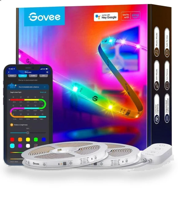 RGBIC LED Strip Lights With Protective Coating — LED Strips, Govee