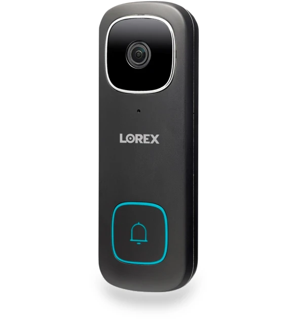 2K QHD 2-Way Wired Video Doorbell with Person Detection — Smart Home Security, Lorex