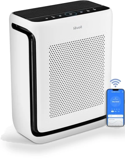 Smart WiFi Air Purifier for Large Rooms up to 1800 Ft² with HEPA Filter — Air Ionizers, LEVOIT
