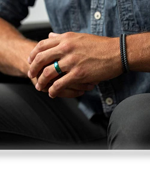 Classic Legend Silicone Ring - Ultra Comfortable, Breathable, Safe Wedding Band — Smart Rings, Enso Rings