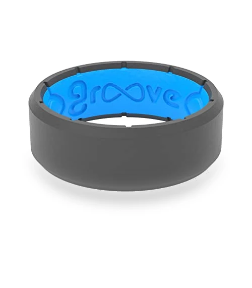 Silicone Wedding Ring for Men - Breathable Rubber Comfort Fit — Smart Rings, Groove Life