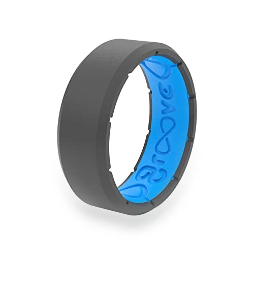 Silicone Wedding Ring for Men - Breathable Rubber Comfort Fit — Smart Rings, Groove Life
