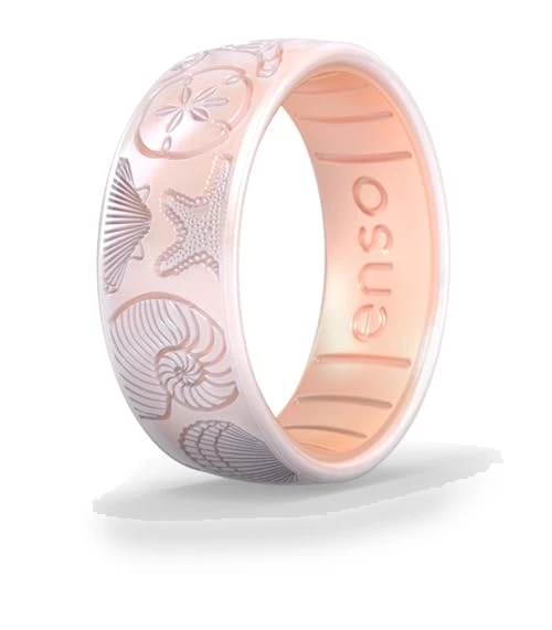 Etched Classic Silicone Rings - Coastal Collection — Smart Rings, Enso Rings
