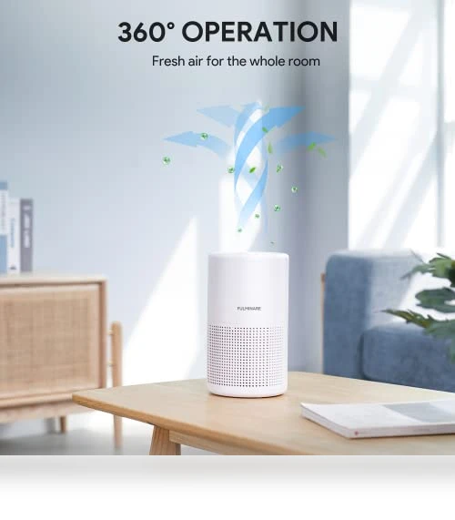 H13 True HEPA Air Purifier with Night Light — Electrostatic Air Purifiers, FULMINARE