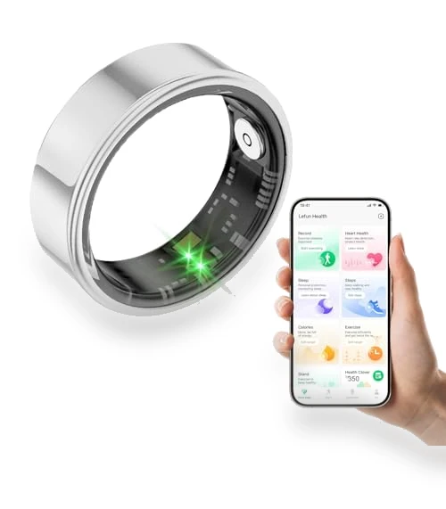 Health and Fitness Smart Ring with Heart Rate and Sleep Monitoring — Smart Rings, MERNEUO