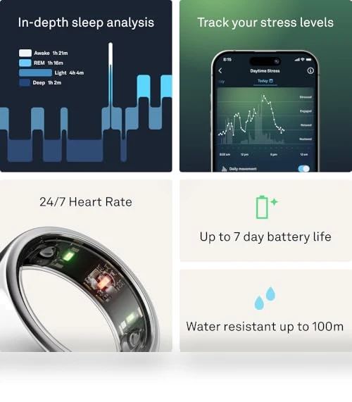 Oura Ring Gen3 Horizon - Smart Ring with Sleep Tracking — Smart Rings, Oura