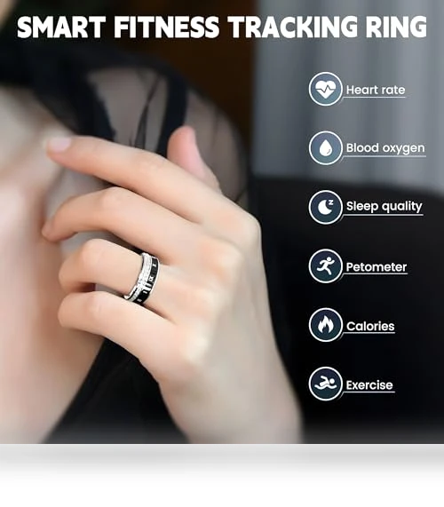 Fitness Tracker Smart Ring with Health Monitoring — Smart Rings, GANSI