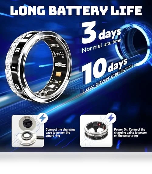 Fitness Tracker Smart Ring with Health Monitoring — Smart Rings, GANSI