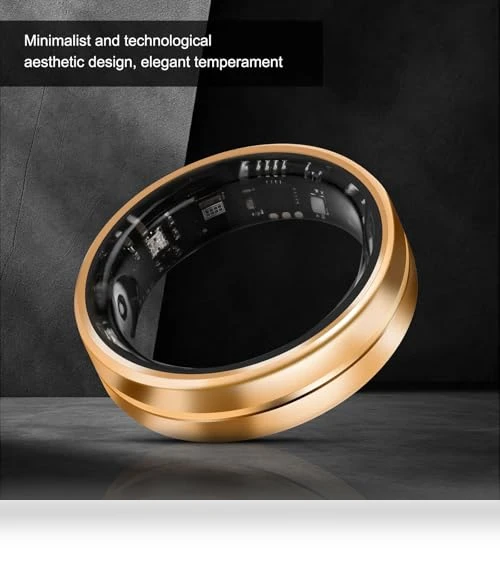 Smart Ring Fitness Tracker - Waterproof Health Monitor for Sleep, Heart, Blood Oxygen, Steps, Calories — Smart Rings, Dkeof