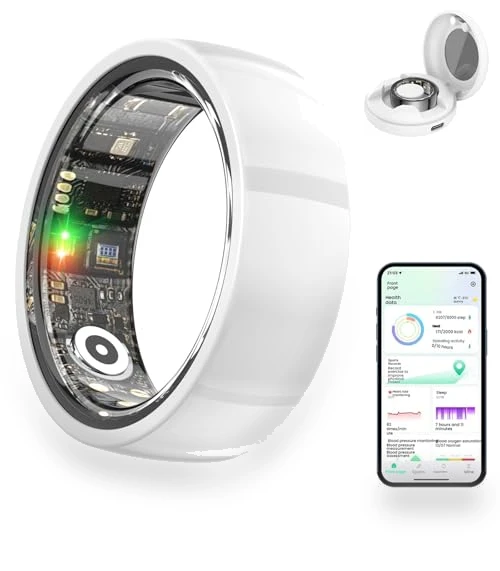 Ceramic Smart Health Ring with Sleep Tracker and Heart Rate Monitor — Smart Rings, Shenzhen Xinzhiyan Technology Co., Ltd.
