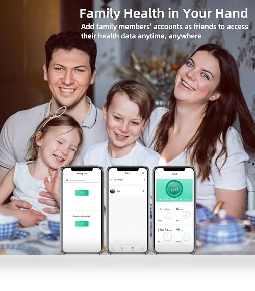 Smart Health Tracker Ring with Remote Photography, IP68 Waterproof — Smart Rings, UniJethro