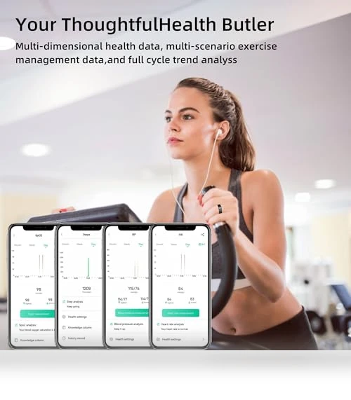 Smart Health Tracker Ring with Remote Photography, IP68 Waterproof — Smart Rings, UniJethro