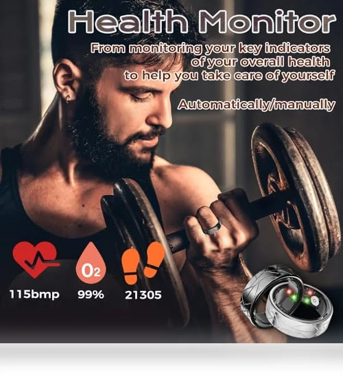 Smart Ring Fitness Tracker with Sleep Tracking and Heart Rate Monitor — Smart Rings, Jawploy
