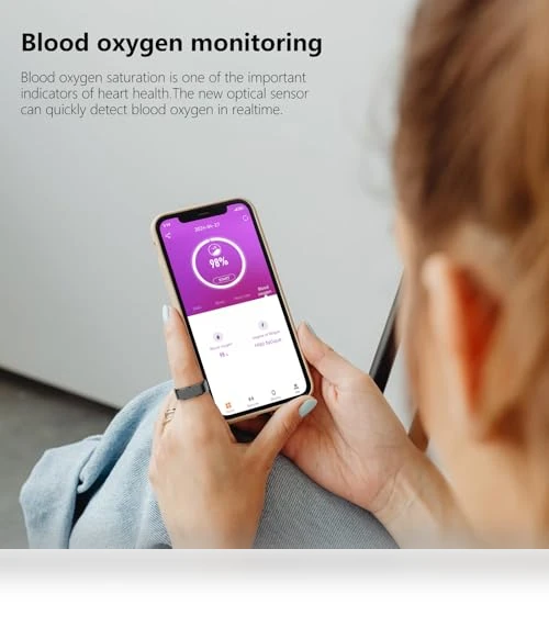 Smart Ring Fitness Tracker with Heart Rate and Blood Oxygen Monitor — Smart Rings, GenXenon