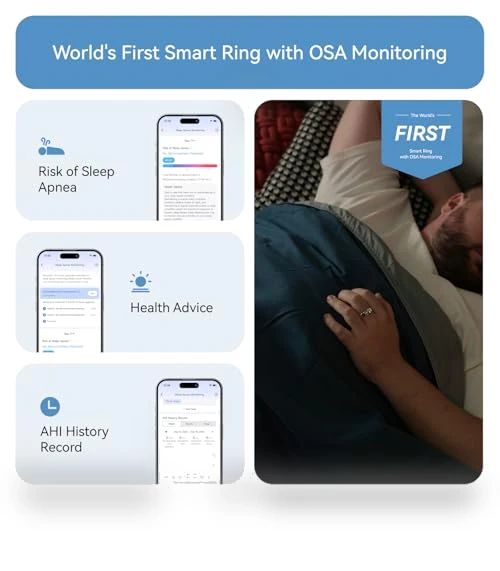 Smart Ring with Sleep Apnea Monitoring, 12-Day Battery Life, Health Tracker — Smart Rings, RingConn