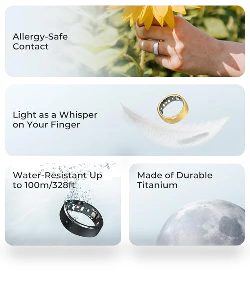 Smart Ring Health Tracker with 7-Day Battery Life — Smart Rings, RingConn