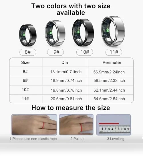 Smart Ring with Air Gesture Control & Health Tracking — Smart Rings, AYATAHA