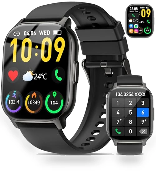2.1" Smart Watch with Heart Rate Monitor, 120+ Sport Modes, IP68 Waterproof — Smartwatches, BP Doctor