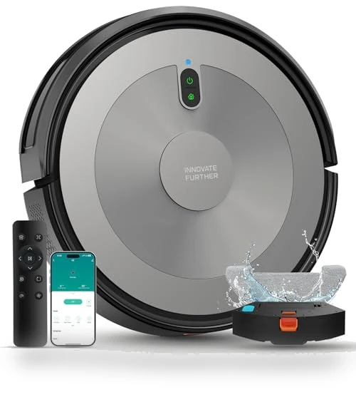 2-in-1 Robot Vacuum and Mop Combo with Smart Navigation — Smart Cleaning Robots, AZQQ