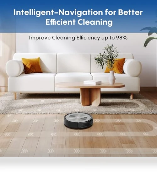 2-in-1 Robot Vacuum and Mop Combo with Smart Navigation — Smart Cleaning Robots, AZQQ