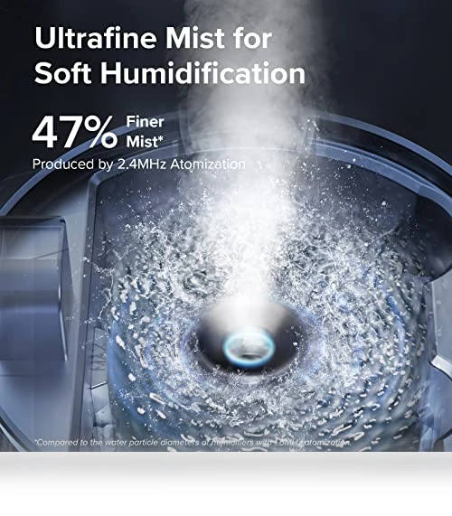 3L Cool Mist Humidifier with Essential Oil Diffuser — Air Moisturizers, LEVOIT