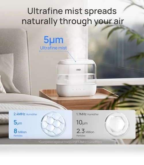 Top Fill 4L Supersized Cool Mist Humidifier — Air Moisturizers, Dreo