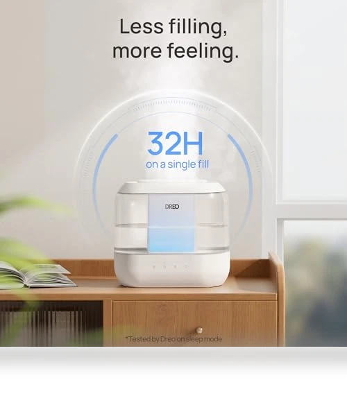 Top Fill 4L Supersized Cool Mist Humidifier — Air Moisturizers, Dreo