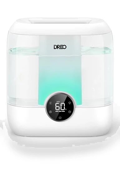 6L Top Fill Humidifier for Large Room, 60H Runtime, Ultra-Quiet Cool Mist — Air Moisturizers, Dreo
