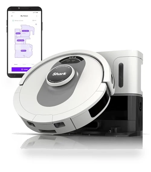 AI Ultra Voice Control Robot Vacuum with Matrix Clean Navigation — Smart Cleaning Robots, Shark