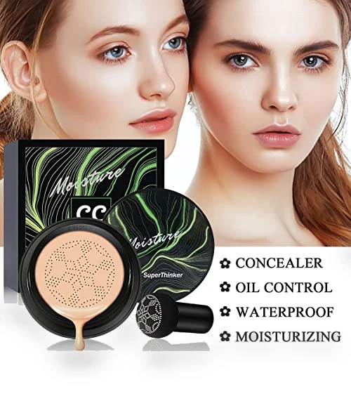 Air Cushion CC Cream Mushroom Head Foundation — Foundation, SuperThinker