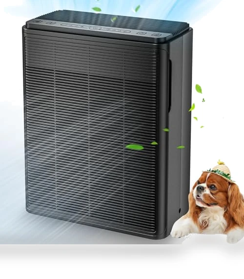 Large Room Air Purifier with H13 HEPA Filter for Pets, Smoke, and Odor — Electrostatic Air Purifiers, AIUZLK