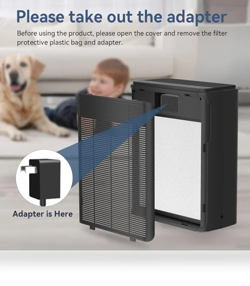 Large Room Air Purifier with H13 HEPA Filter for Pets, Smoke, and Odor — Electrostatic Air Purifiers, AIUZLK