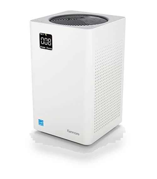 Air Purifier with H13 True HEPA Filter, Covers Up to 1200 Sq.Foot, 24db SilentClean 3-Stage HEPA Filtration System — Air Ionizers, Kenmore