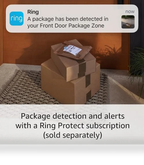 Battery Doorbell Pro with Two-Way Talk, 3D Motion Detection, 1536p HD+ Video — Smart Home Security, Ring