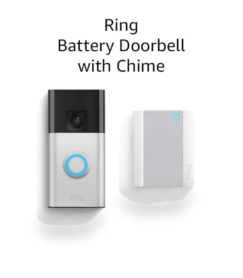 Battery Doorbell with Chime - Smart Home Security — Kits, Ring