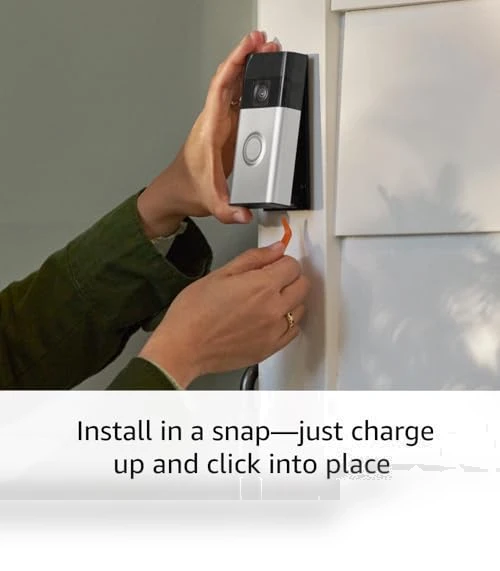 Battery Doorbell with Chime - Smart Home Security — Kits, Ring