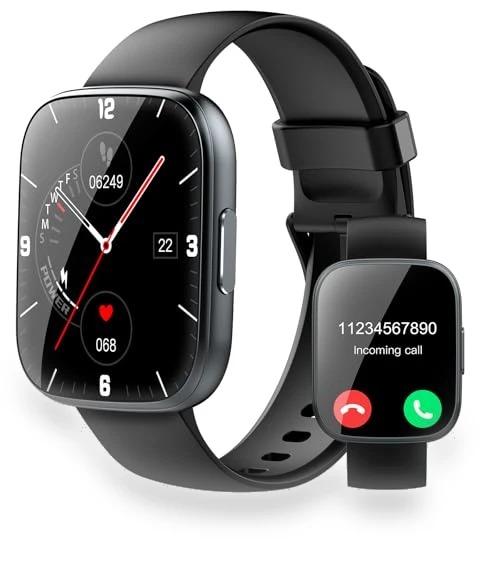 1.95" HD Touch Screen Smart Watch with Bluetooth Call, Fitness Tracker — Smartwatches, Puqo